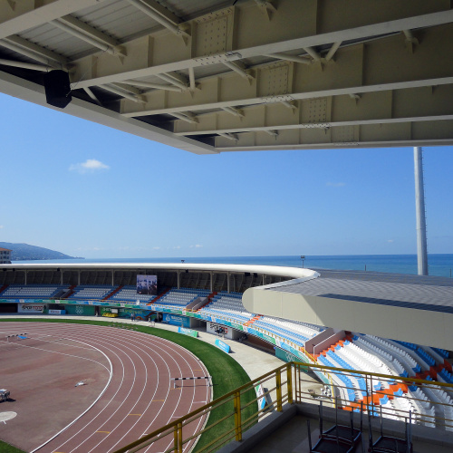 trabzon 2011 avrupa gençlik oyunları atletizm tribünü