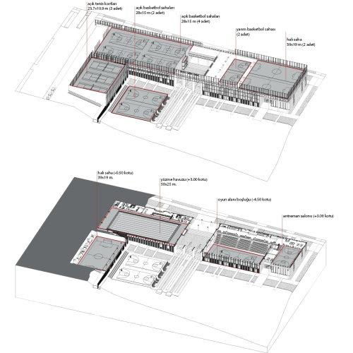 karabük university swimming pool and sports hall