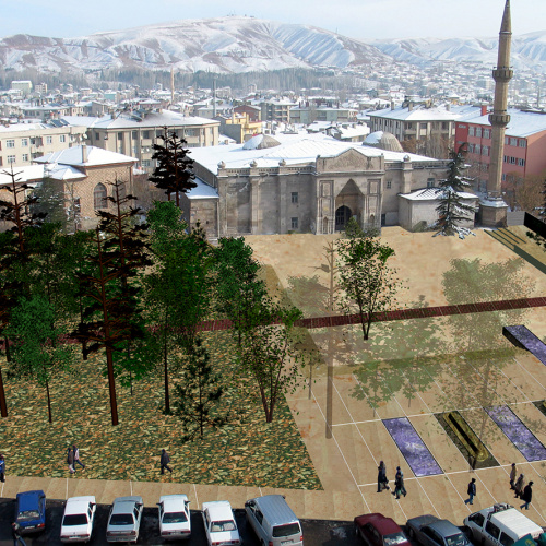 aksaray ulucamii lanscape planning
