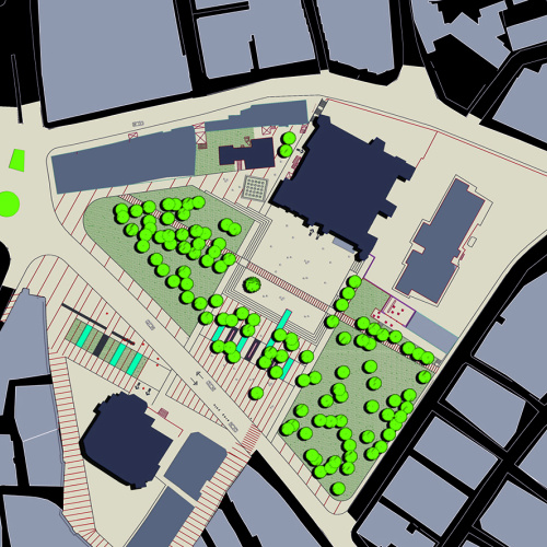 aksaray ulucamii lanscape planning
