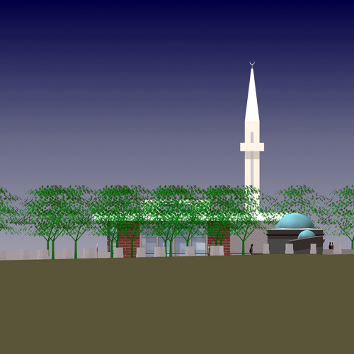 somuncubaba türbesi camii ve çevre dzn.