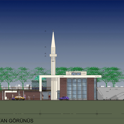 somuncubaba türbesi camii ve çevre dzn.