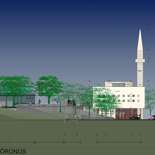 somuncubaba türbesi camii ve çevre dzn.