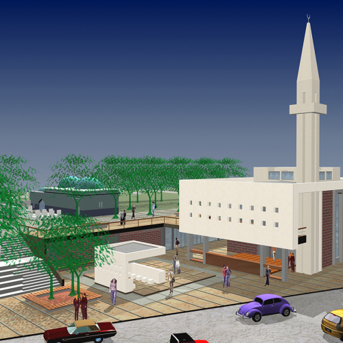somuncubaba türbesi camii ve çevre dzn.