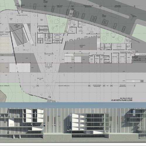 çukurova mn. service bulding and cultural center